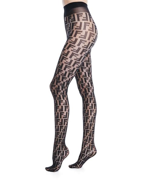 fendi logo tights|fendi tights size ii.